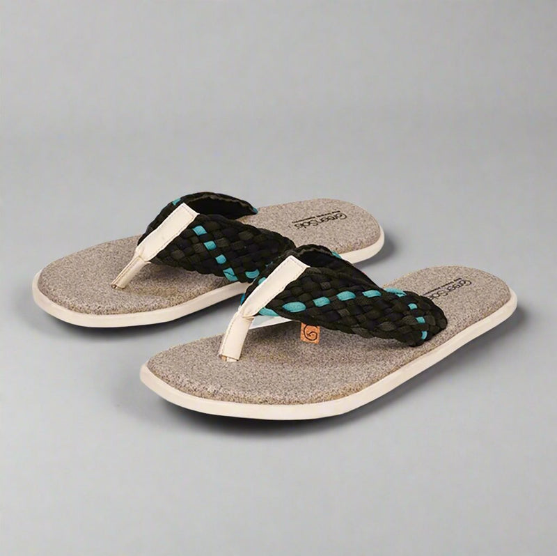 Zen Weaves Men's Vegan Flip Flops | Verified Sustainable Mens Slipons on Brown Living™