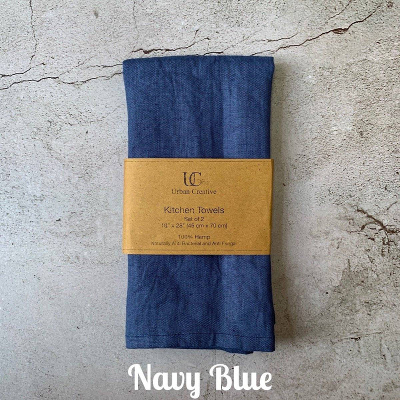 Buy Kitchen Towels 100% Hemp Single 18"x27" or 45x68 cm | Shop Verified Sustainable Kitchen Linens on Brown Living™