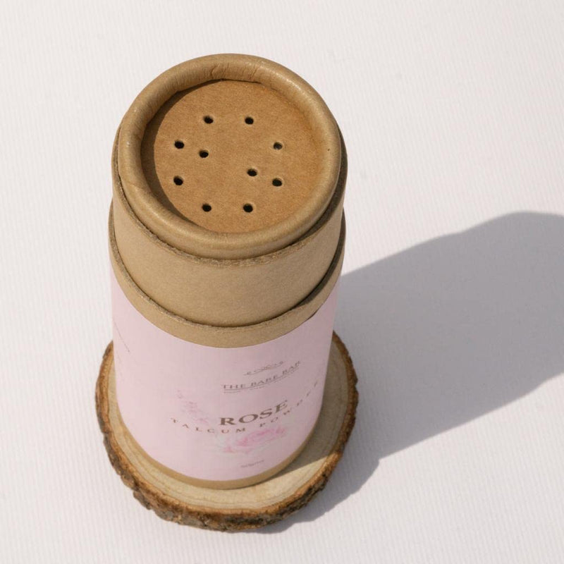 Buy Rose Dusting Powder | Refreshing | Body Talcum | Shop Verified Sustainable Bath Accessories on Brown Living™