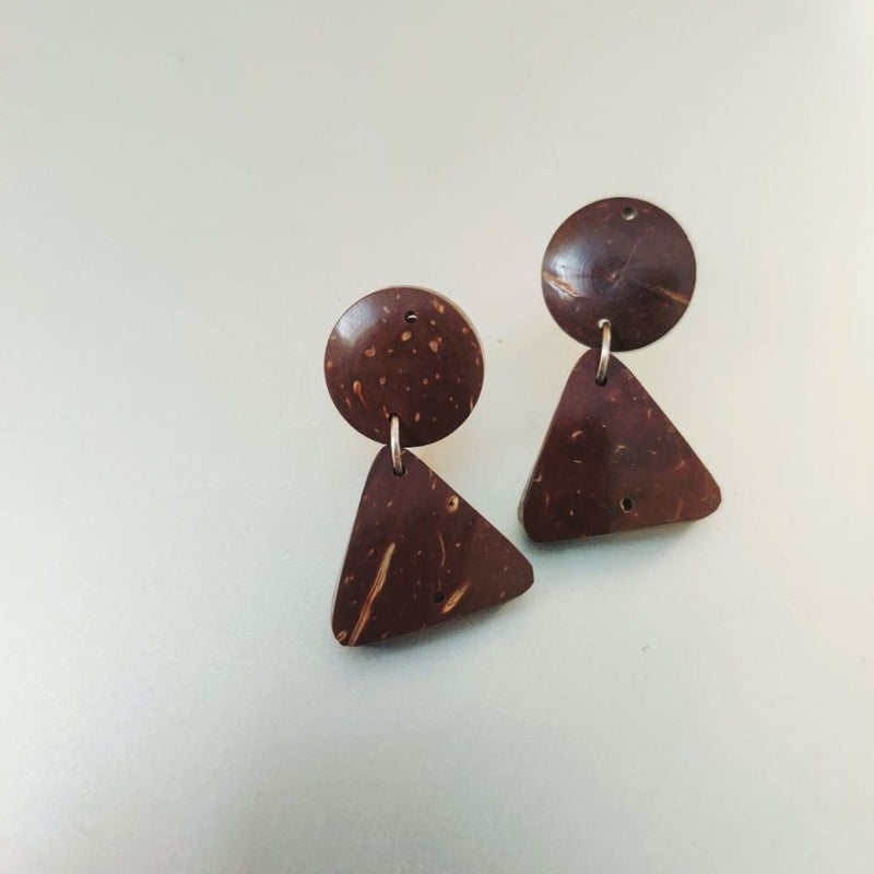 Coconut Shell Earrings #7