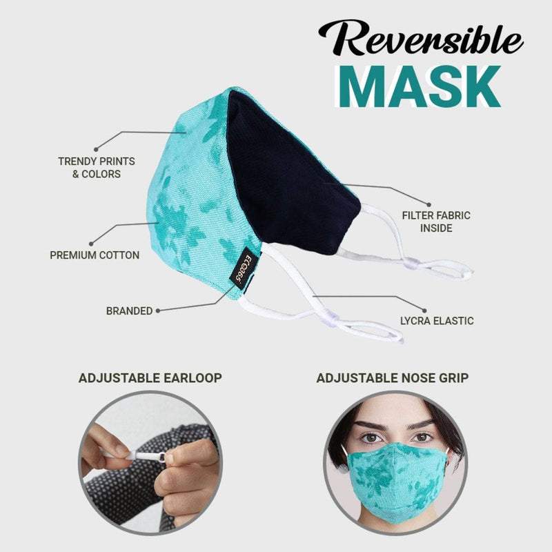 Buy 7 Layer Reversible Cotton Mask (Pack Of 6) | Shop Verified Sustainable Face Mask on Brown Living™