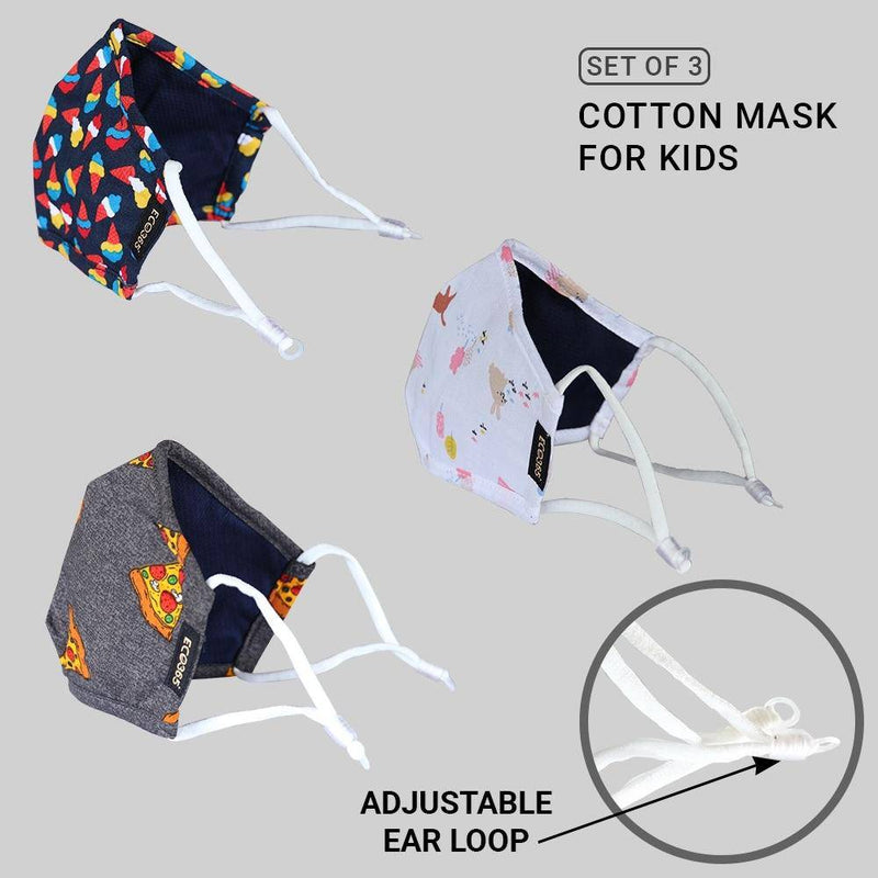 Buy 7 Layer Unisex Cotton Mask For Kids - Pack Of 3 (Code: 501) | Shop Verified Sustainable Face Mask on Brown Living™