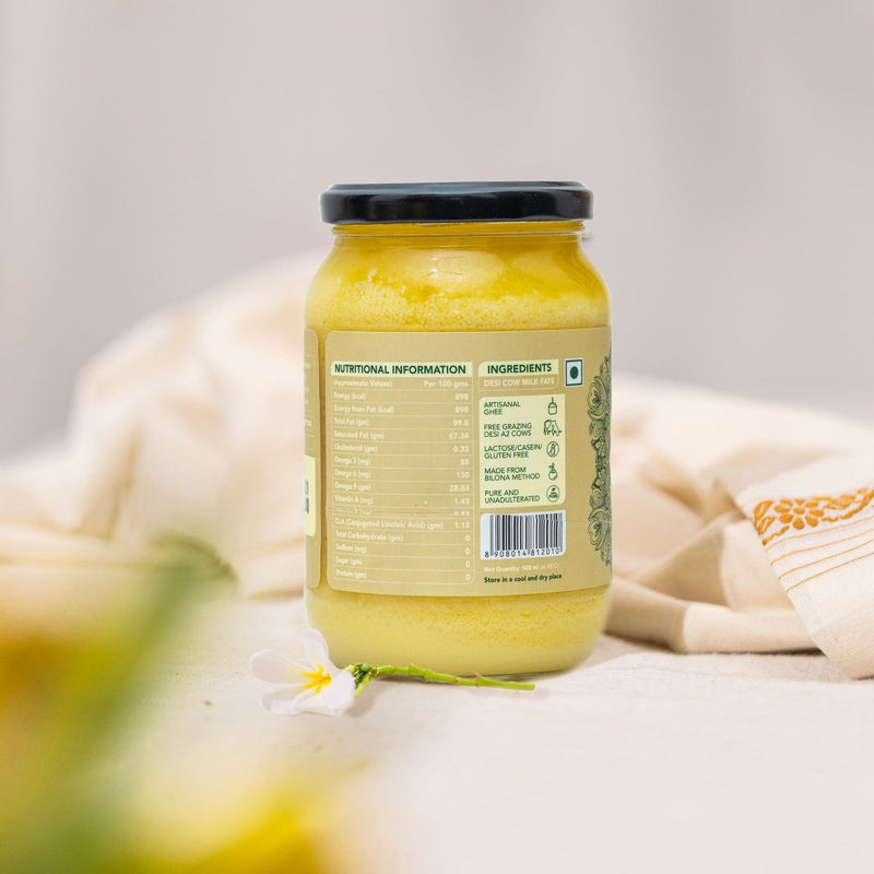 Buy A2 Desi Cow Ghee - 500 ml + 500 ml | Shop Verified Sustainable Ghee on Brown Living™