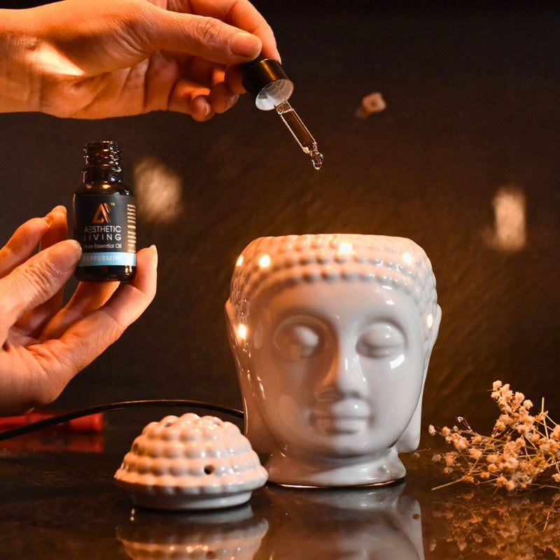 Buy Divine Buddha Electric Diffuser | Shop Verified Sustainable Essential Oils on Brown Living™