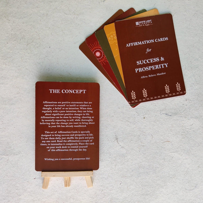 Affirmation Cards- Success & Prosperity | Verified Sustainable Greeting & Note Cards on Brown Living™