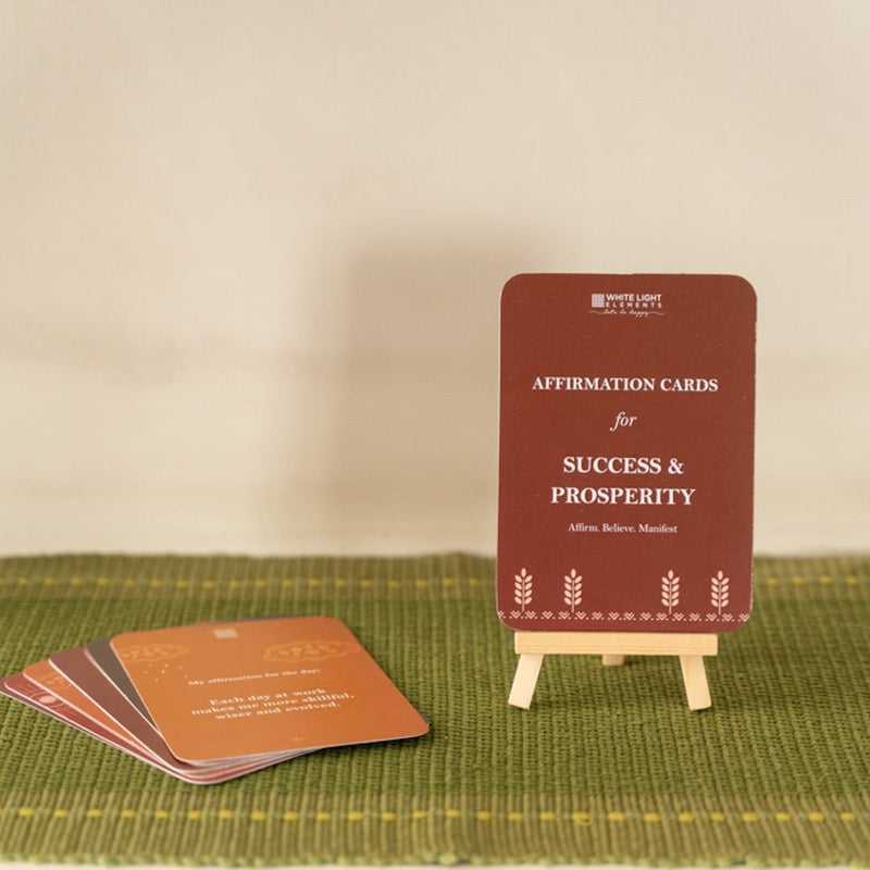 Affirmation Cards- Success & Prosperity | Verified Sustainable Greeting & Note Cards on Brown Living™