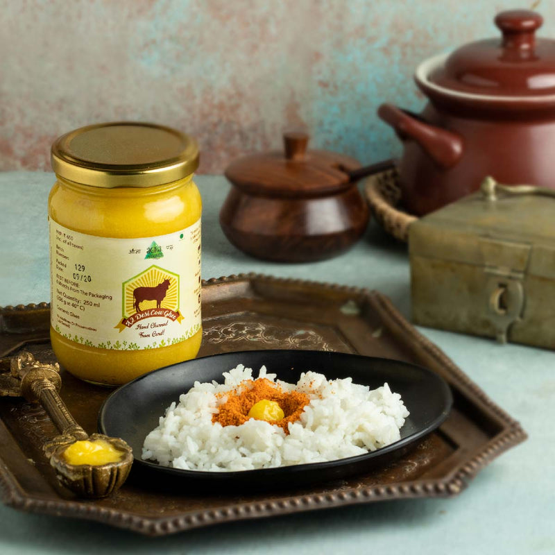 Agna A2 Desi Gir Cowghee- 250G | Verified Sustainable Ghee on Brown Living™