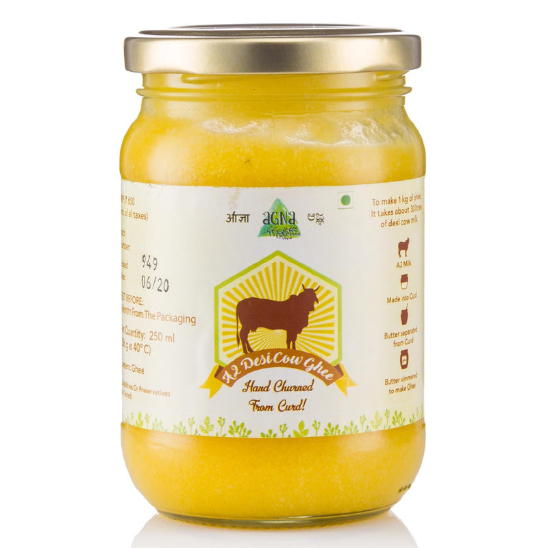 Agna A2 Desi Gir Cowghee- 250G | Verified Sustainable Ghee on Brown Living™