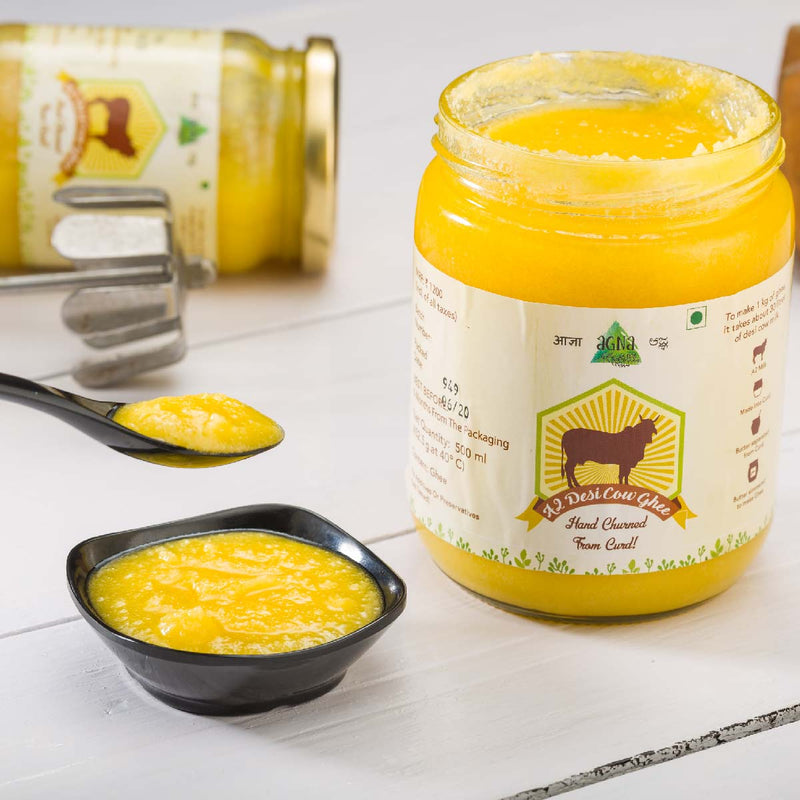 Agna A2 Desi Gir Cowghee- 500G | Verified Sustainable Ghee on Brown Living™