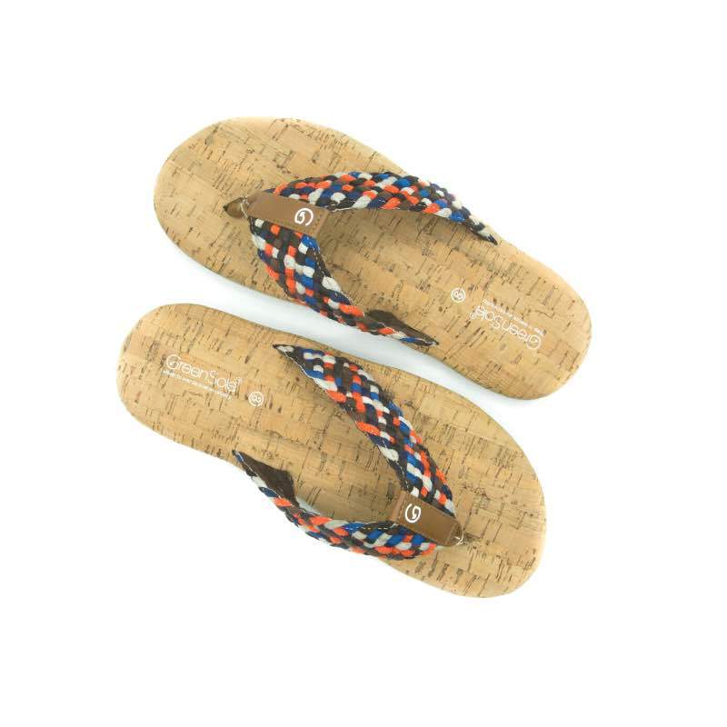 Buy Alfa Recycled Shoe Laces Flip Flops For Men | Shop Verified Sustainable Mens Flip Flops on Brown Living™