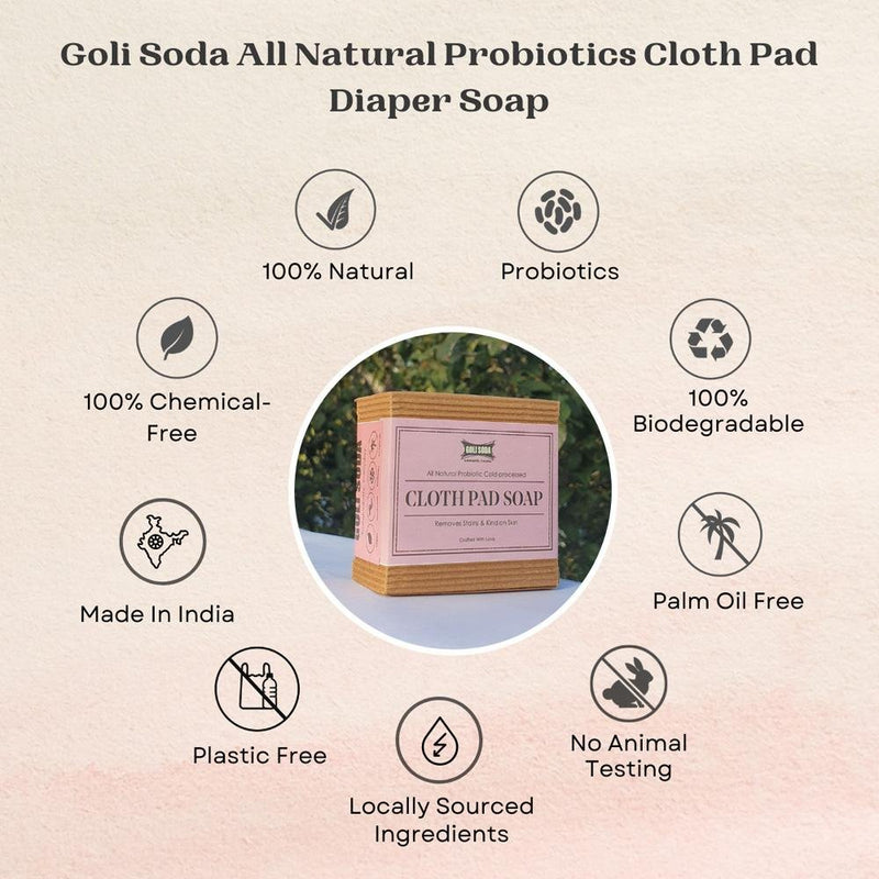 Buy All Natural Probiotic Cloth Pad And Diaper Soap (Pack Of 1) | Shop Verified Sustainable Cleaning Supplies on Brown Living™