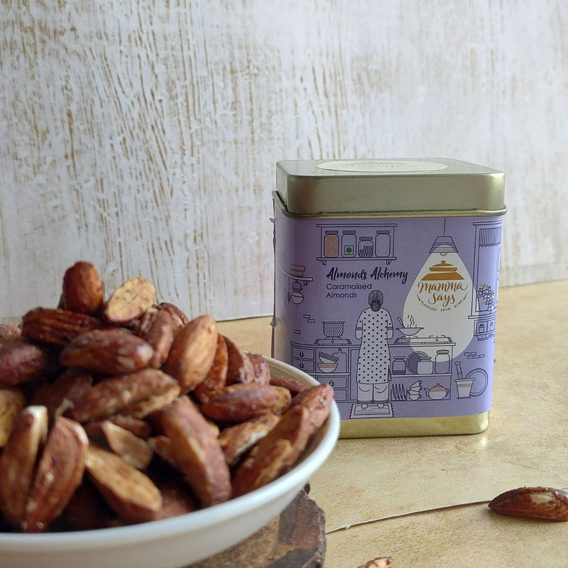 Buy Almonds Alchemy- Caramalised Almonds | Shop Verified Sustainable Products on Brown Living