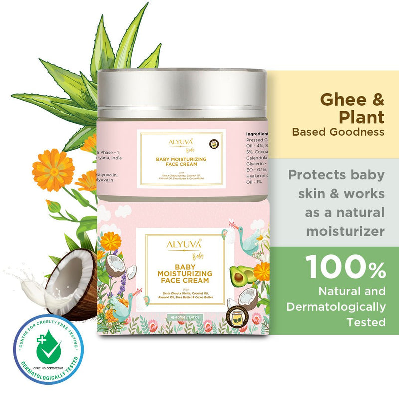 Buy Baby Moisturizing Face Cream- 40gm | Shop Verified Sustainable Face Cream on Brown Living™