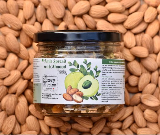 Amla Spread With Almonds- 350G | Verified Sustainable Jams & Spreads on Brown Living™