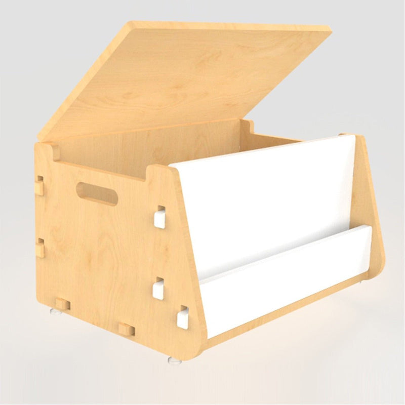 Buy Aqua Plum | Wooden Toy Chest | Shop Verified Sustainable Decor & Artefacts on Brown Living™