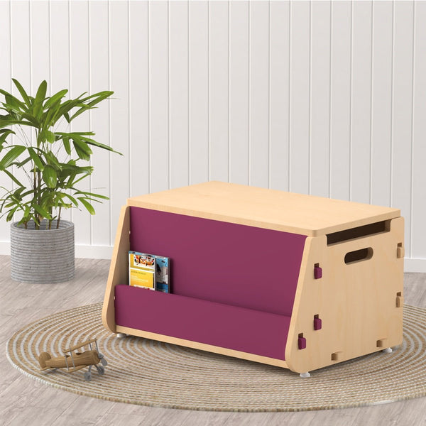 Buy Aqua Plum | Wooden Toy Chest | Shop Verified Sustainable Decor & Artefacts on Brown Living™