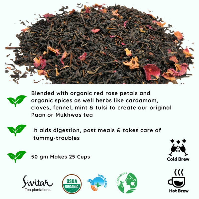 Buy Aquarius Mukhwas Tea | Zodiac Tea Collection | 50 g | Shop Verified Sustainable Tea on Brown Living™