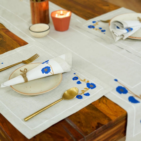 Buy Araal Placemats | 100% Natural Hemp | Set of 2,4 & 6 | Shop Verified Sustainable Table Linens on Brown Living™