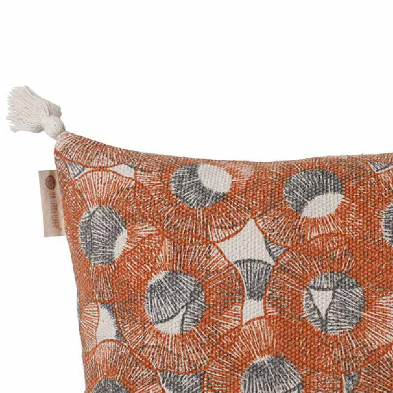 Buy Archaic Cushion Cover (Rust) | Shop Verified Sustainable Covers & Inserts on Brown Living™