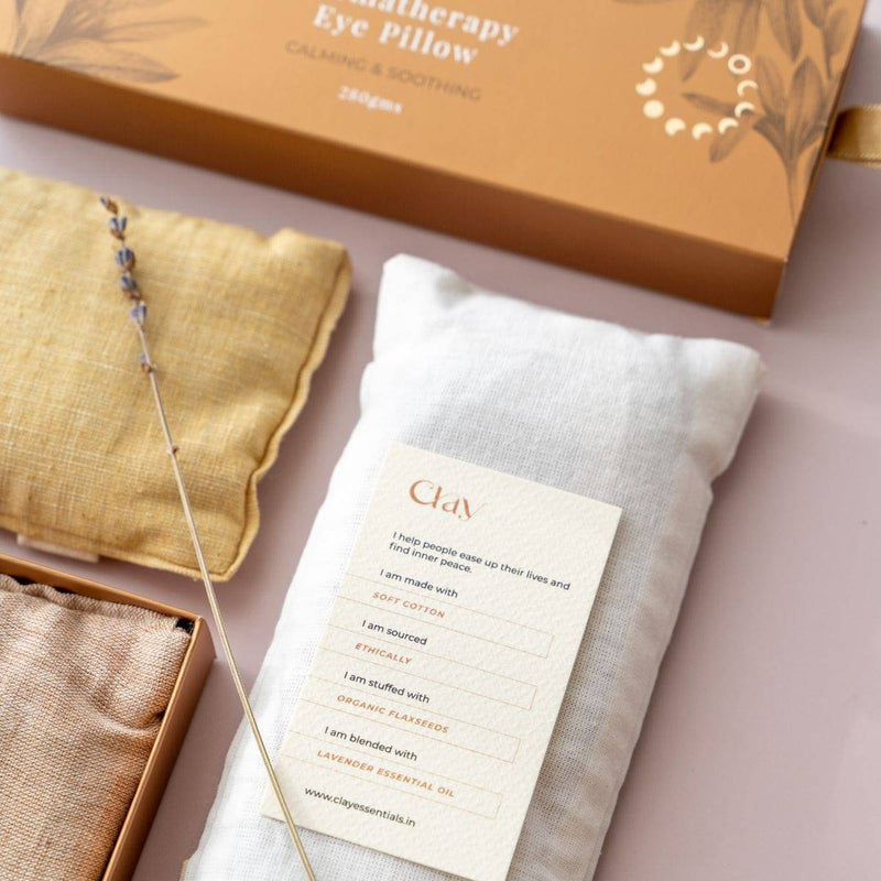 Buy Aromatherapy Eye Pillow White - 280g | Shop Verified Sustainable Eye Pillow on Brown Living™