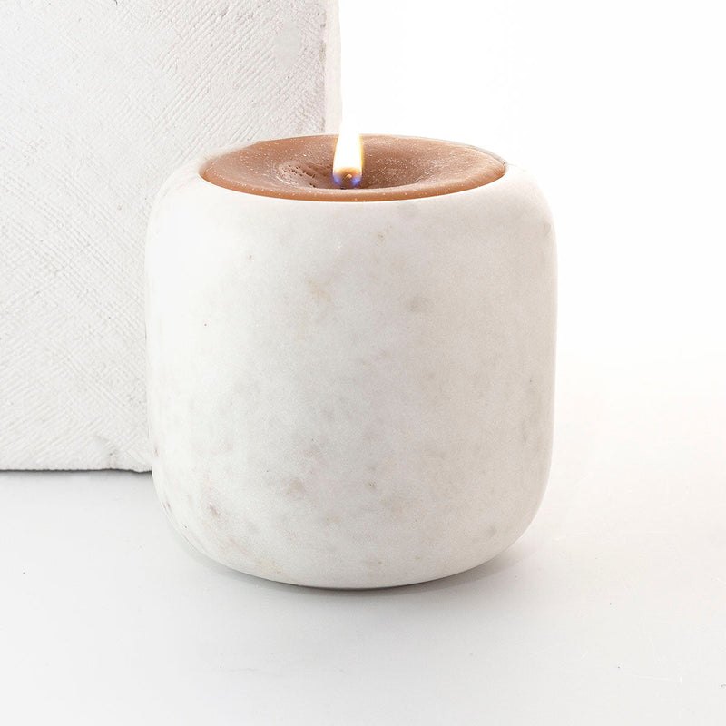 Buy Aromatic Carrara Marble Candle | Shop Verified Sustainable Candles & Fragrances on Brown Living™