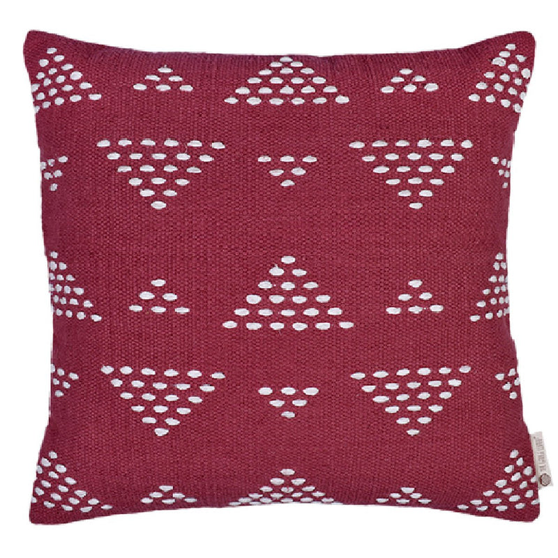 Buy Atrisuta Solids Cushion Cover (Muted Scarlet) | Shop Verified Sustainable Covers & Inserts on Brown Living™