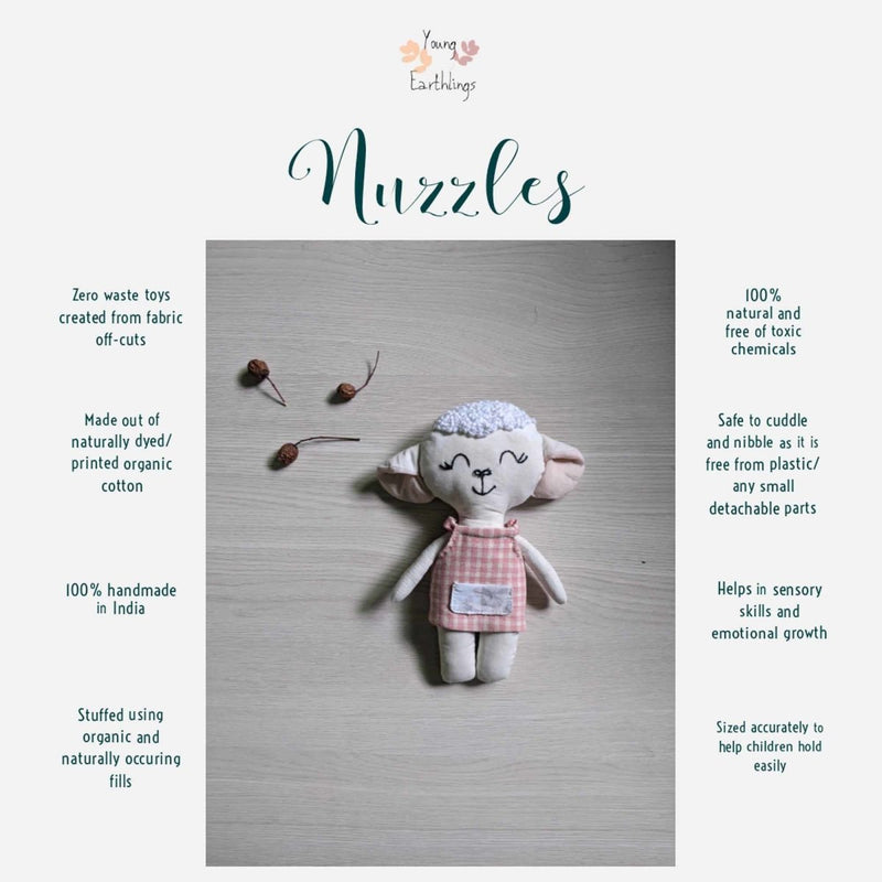 Buy Ba Ba Sheep Zero Waste Toy | Shop Verified Sustainable Soft Toy on Brown Living™