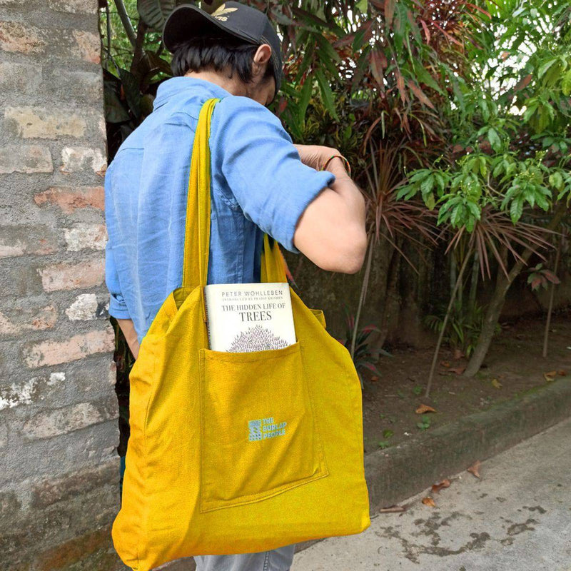 Buy Bag for Life - Daffodil Yellow Canvas Tote | Shop Verified Sustainable Tote Bag on Brown Living™