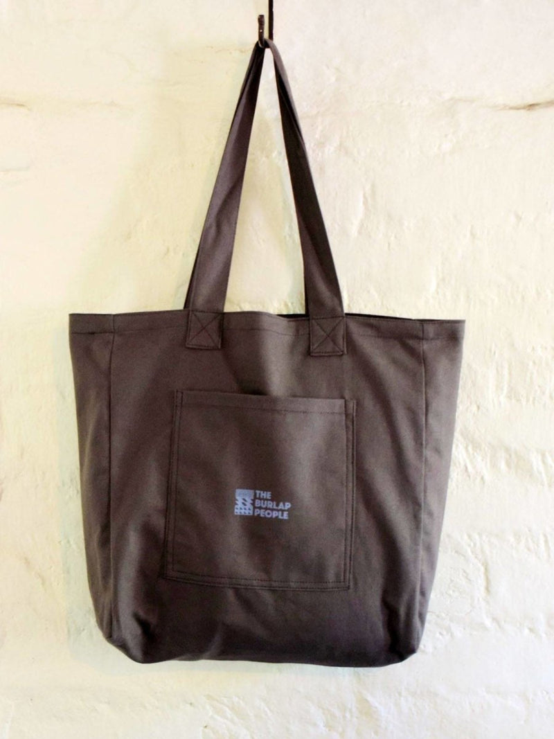 Buy Bag for Life - Elephant Grey Canvas Tote | Shop Verified Sustainable Tote Bag on Brown Living™