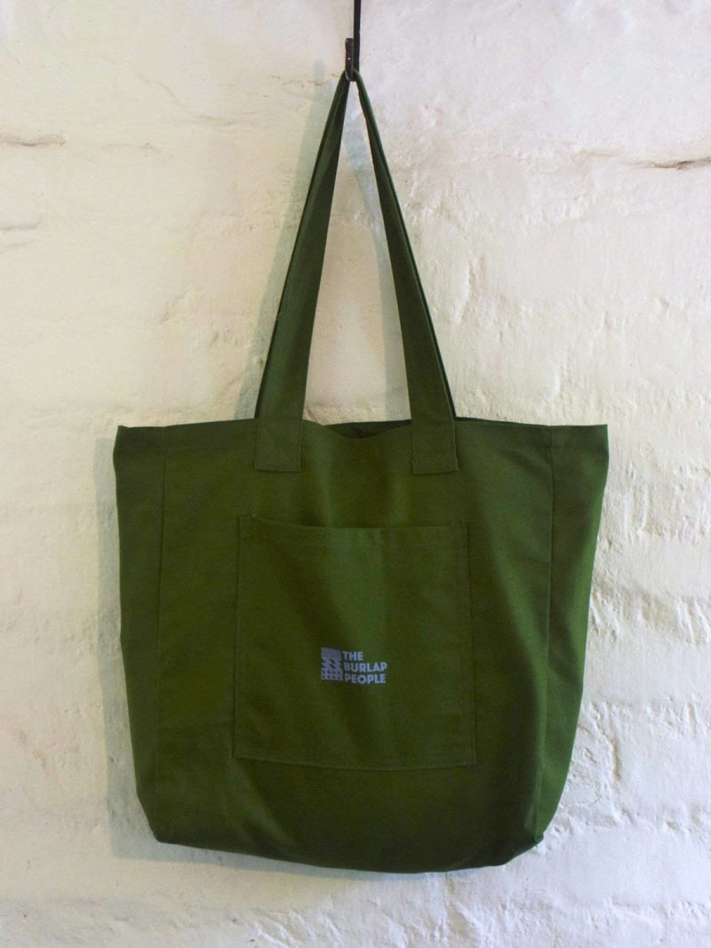 Buy Bag for Life - Olive Canvas Tote | Shop Verified Sustainable Tote Bag on Brown Living™