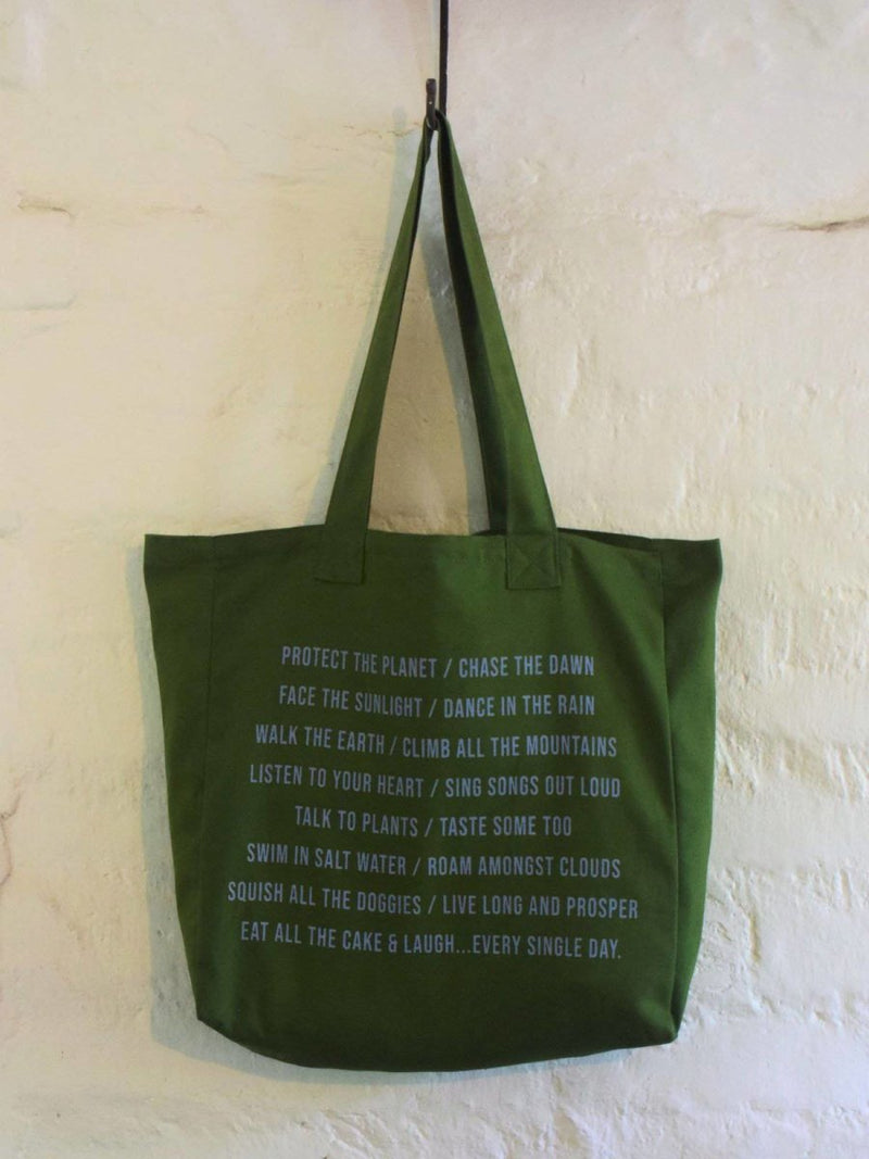 Buy Bag for Life - Olive Canvas Tote | Shop Verified Sustainable Tote Bag on Brown Living™