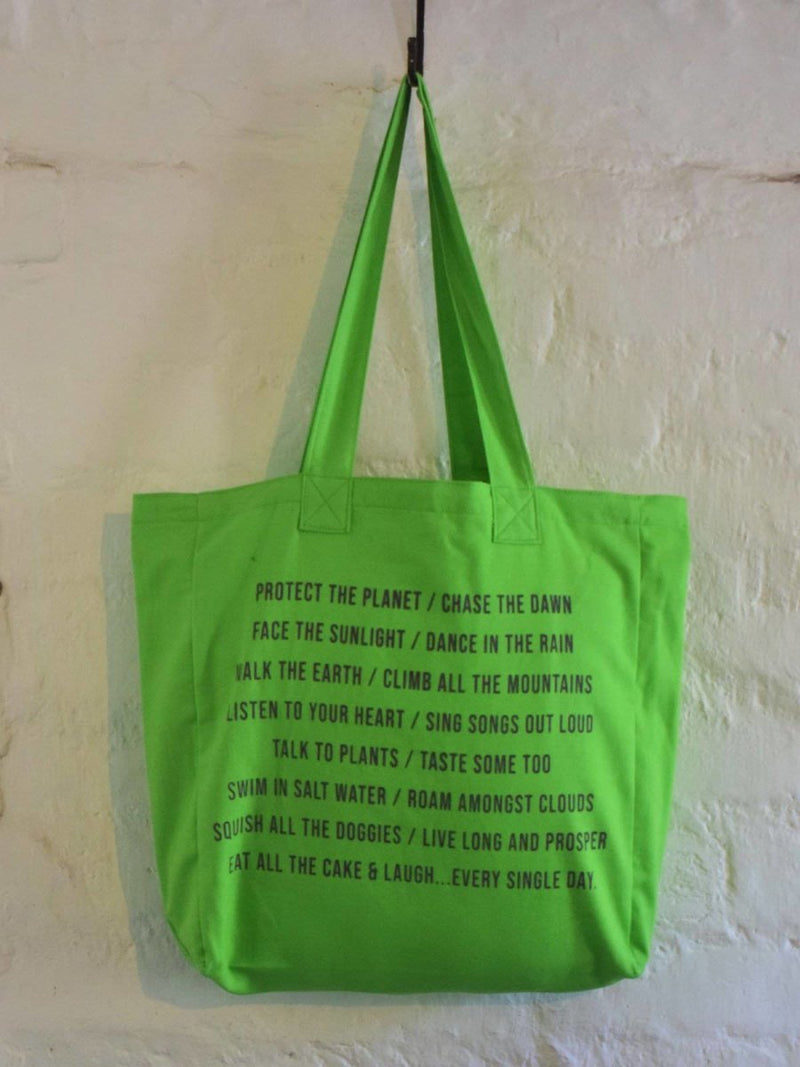 Buy Bag for Life - Spring Green Canvas Tote | Shop Verified Sustainable Tote Bag on Brown Living™