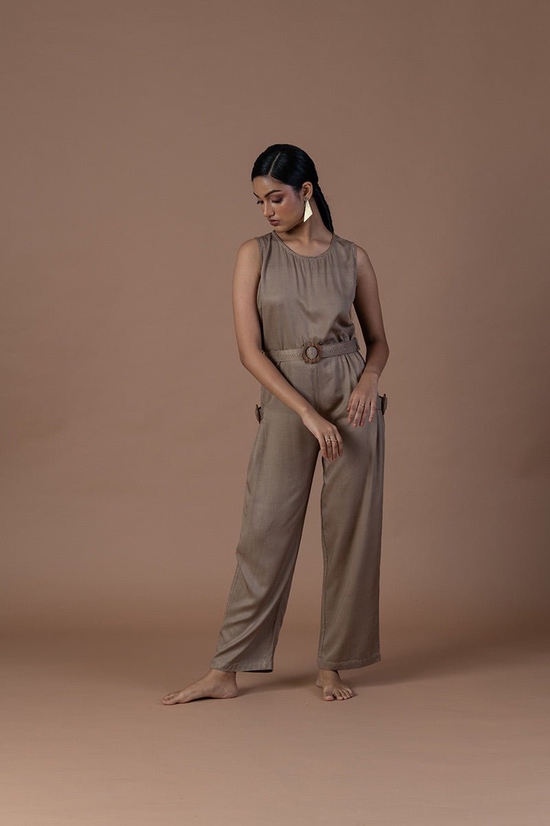 Buy Baleeqh Viscose Jumpsuit | Shop Verified Sustainable Products on Brown Living