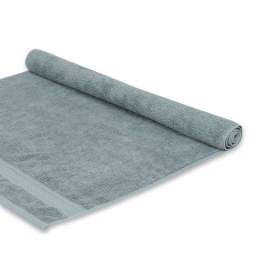 Buy Bamboo Bath Towel Absorbent Super Soft 600 GSM - Cadet Blue Large | Shop Verified Sustainable Bath Linens on Brown Living™