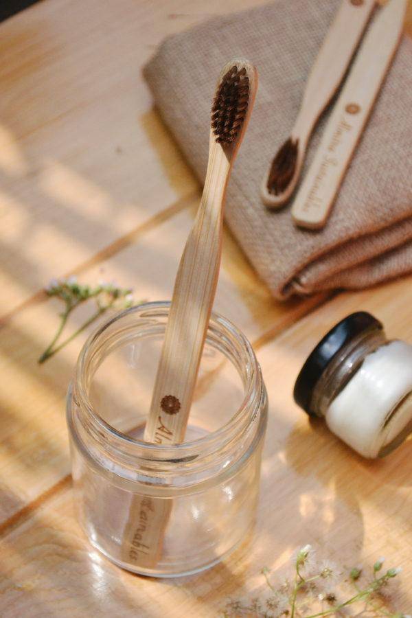 Buy Bamboo Bristle Toothbrush - Pack of 2 | Shop Verified Sustainable Tooth Brush on Brown Living™