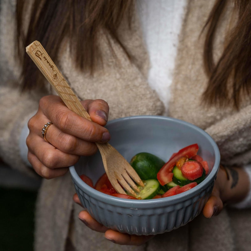 Buy Bamboo Cutlery Set | Shop Verified Sustainable Cutlery Kit on Brown Living™