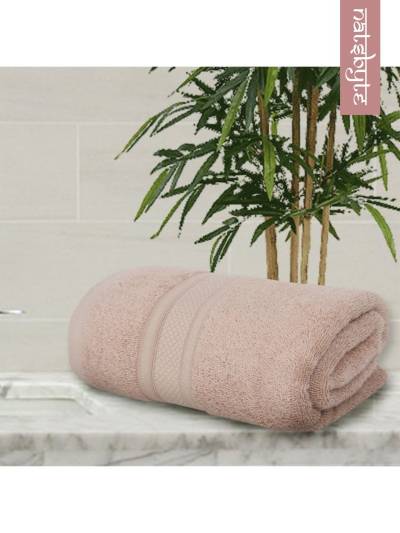 Bamboo Fiber Hand Towel - Beige | Verified Sustainable Bath Linens on Brown Living™