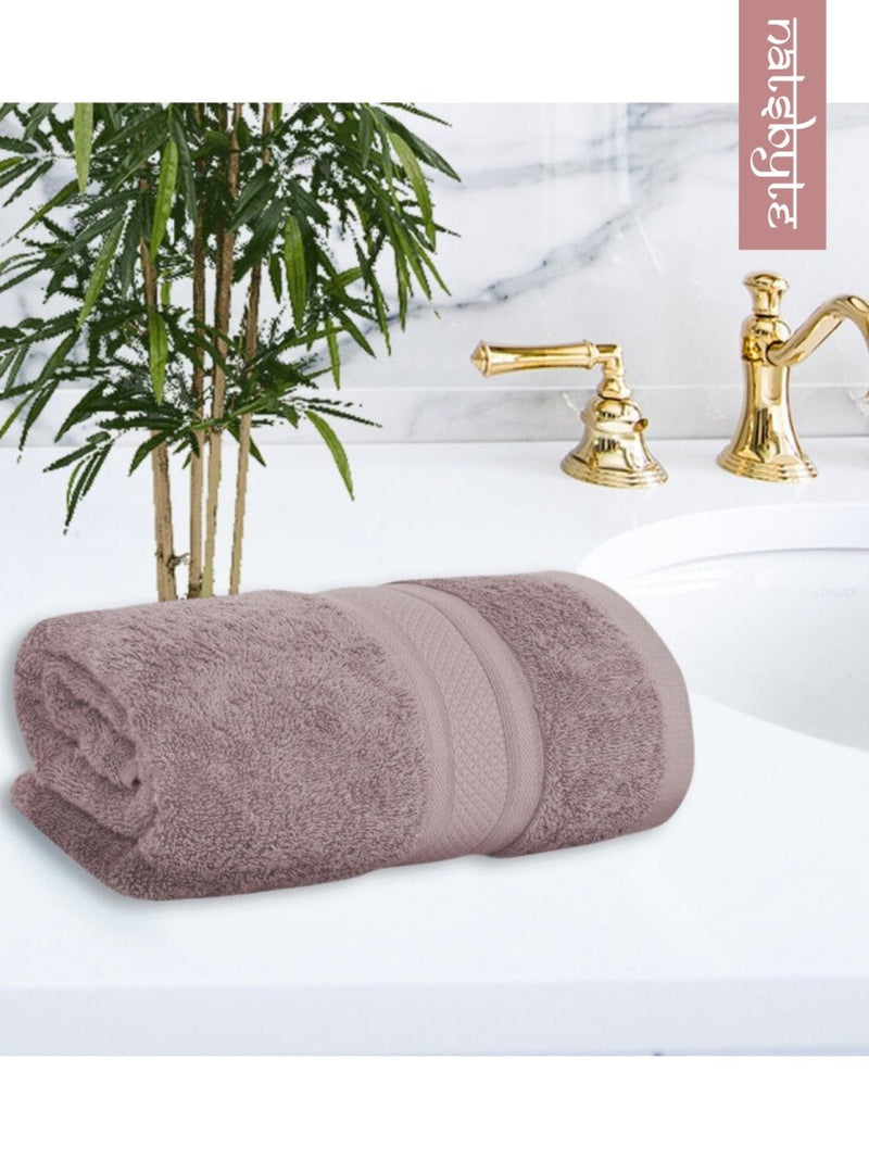 Bamboo Fiber Hand Towel- Grape | Verified Sustainable Bath Linens on Brown Living™