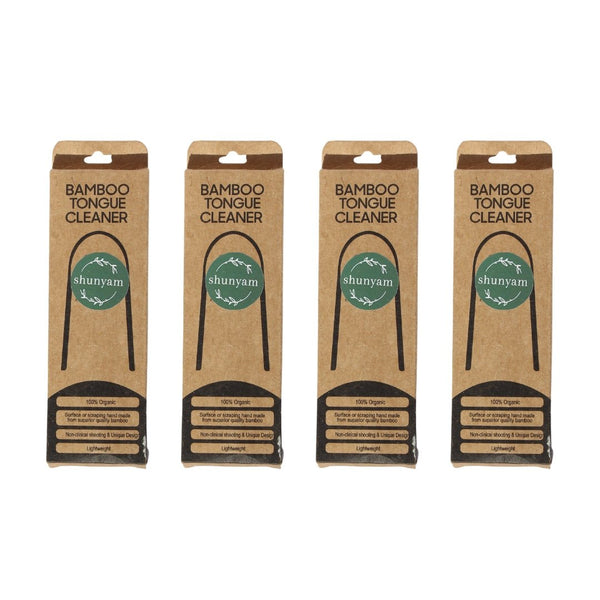 Buy Bamboo Tongue Cleaner Pack of 4 | Shop Verified Sustainable Tongue Cleaner on Brown Living™