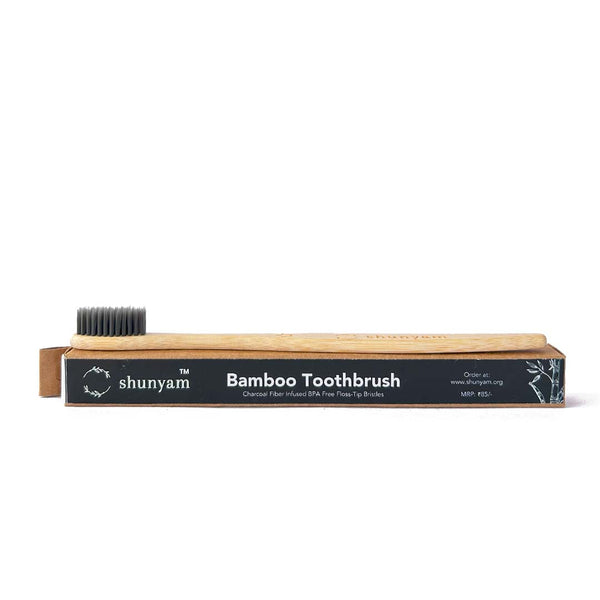 Buy Bamboo Toothbrush Pack of 4 | Shop Verified Sustainable Tooth Brush on Brown Living™