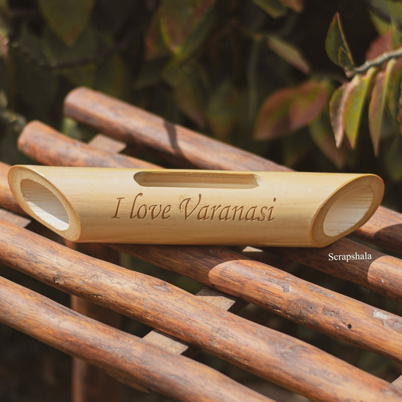 Buy Bamboobeat Sound Amplifier | I Love Varanasi | Mobile Holder | Portable | Multipurpose | Scrapshala | Shop Verified Sustainable Tech Accessories on Brown Living™