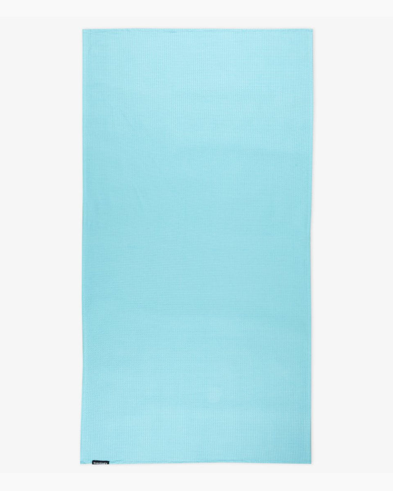 Buy Bath, Hand & Face Towel | Sorrento Waffle Aqua- Set of 3 | Shop Verified Sustainable Bath Linens on Brown Living™