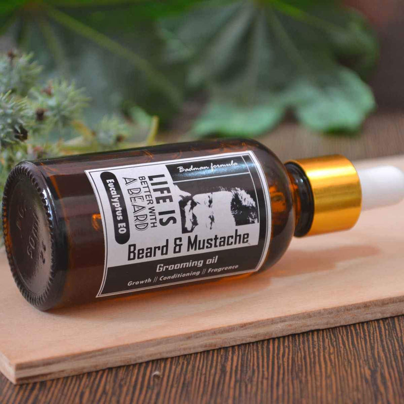 Buy Beard & Mustache Oil | with clary sage and Eucalyptus blend | Shop Verified Sustainable Essential Oils on Brown Living™