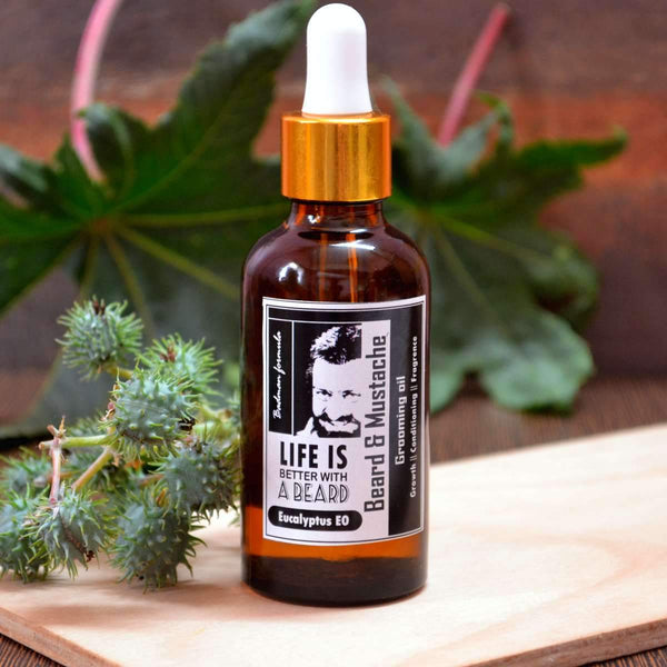 Buy Beard & Mustache Oil | with clary sage and Eucalyptus blend | Shop Verified Sustainable Essential Oils on Brown Living™