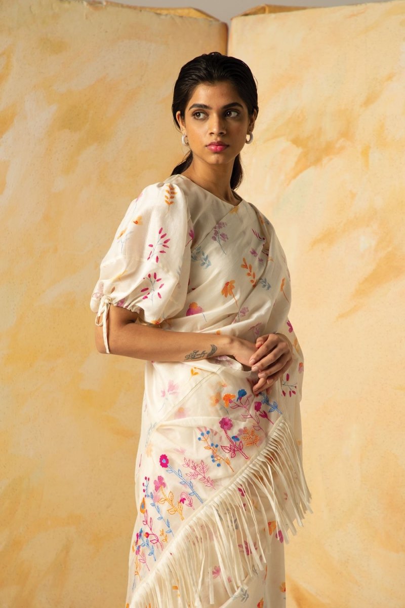 Buy Bella Saree | Shop Verified Sustainable Womens Saree on Brown Living™