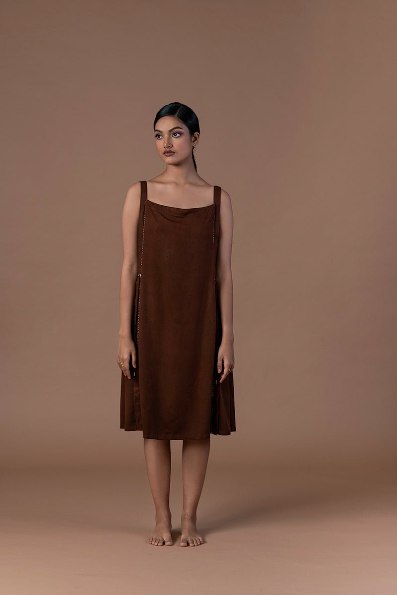 Buy Bhuri Viscose Straight Dress | Shop Verified Sustainable Womens Dress on Brown Living™