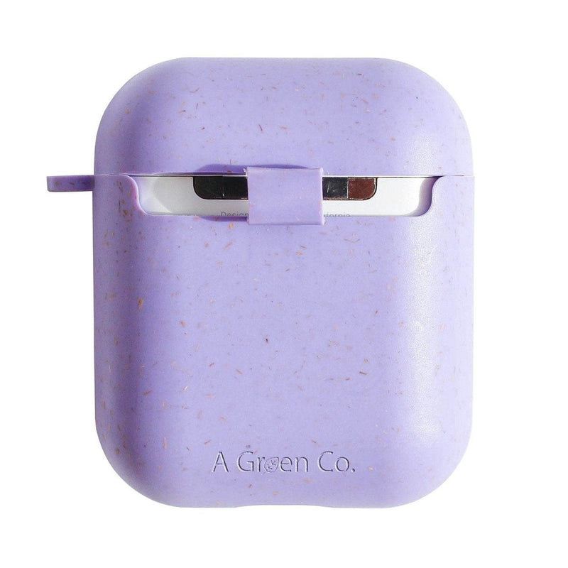 Buy Biodegradable Eco-Friendly Wheat Straw AirPods Cover - Lavender Mist | Shop Verified Sustainable Tech Accessories on Brown Living™