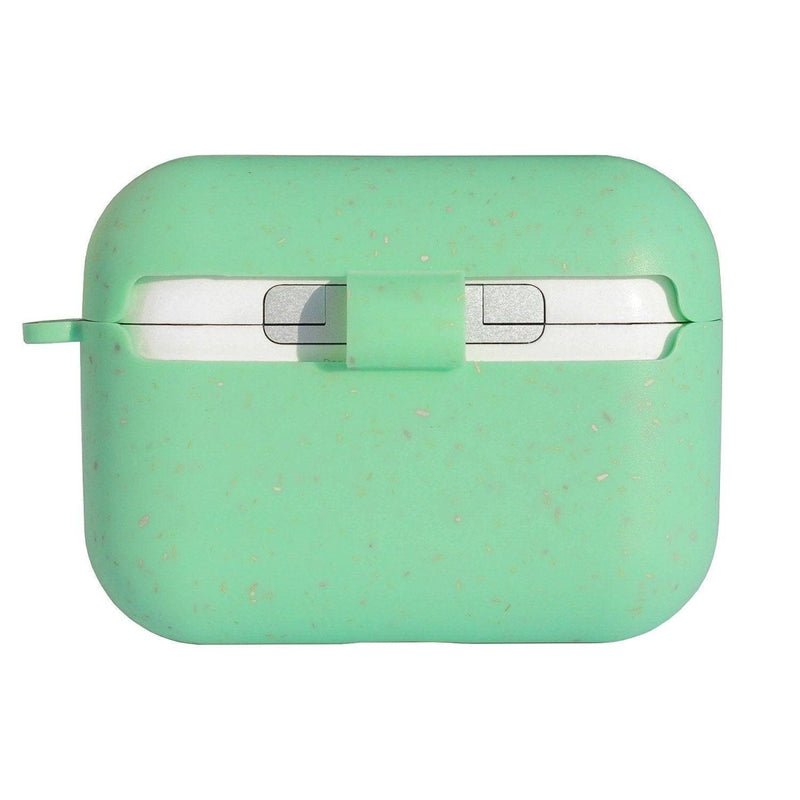 Buy Biodegradable Eco-Friendly Wheat Straw AirPods Cover - Mint Green | Shop Verified Sustainable Tech Accessories on Brown Living™