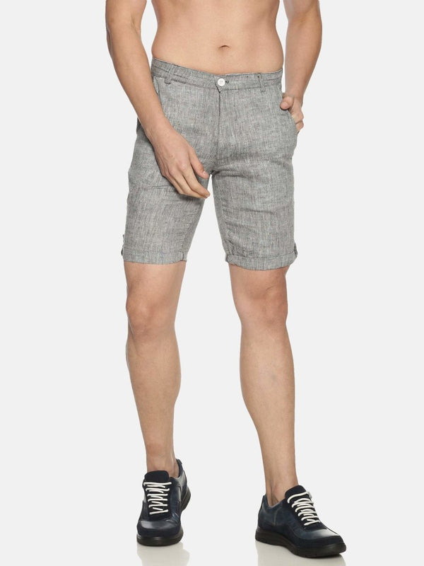 Buy Black Colour Slim Fit Hemp Shorts | Shop Verified Sustainable Mens Shorts on Brown Living™