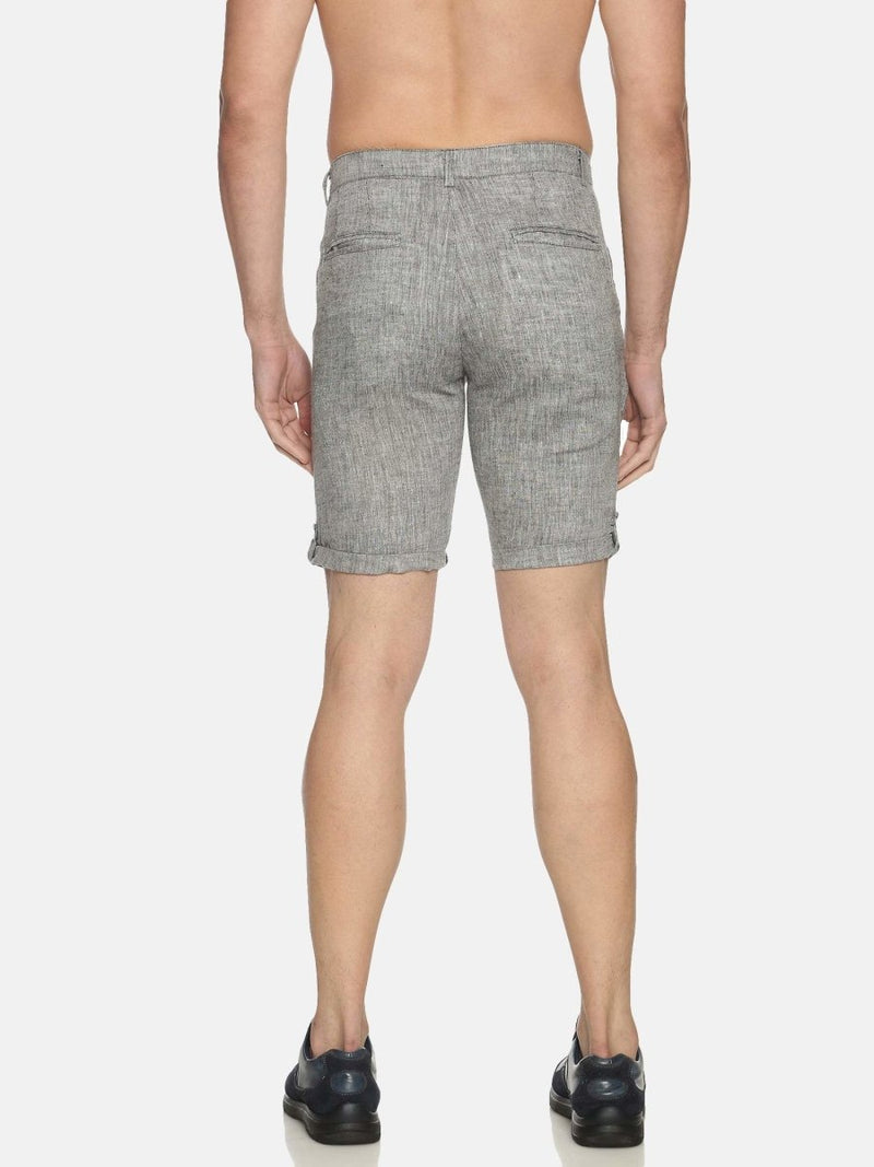 Buy Black Colour Slim Fit Hemp Shorts | Shop Verified Sustainable Mens Shorts on Brown Living™